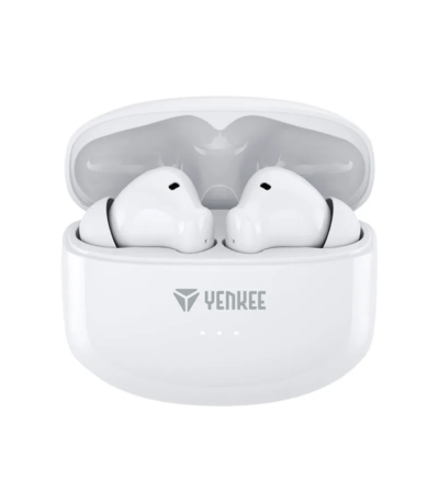 Yenkee YHP 08BT ANC TWS Bluetooth slušalice u bijelom kućištu za punjenje