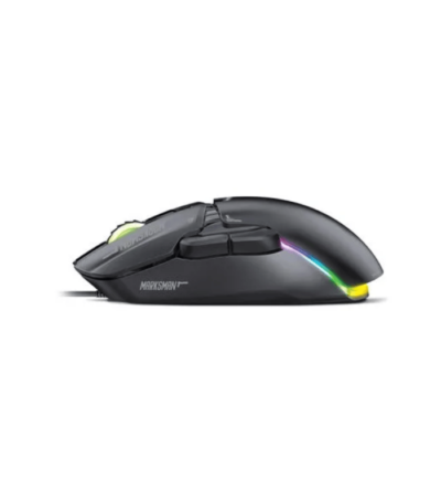 Yenkee YMS 3600BK MARKSMAN gaming miš bočni prikaz sa RGB osvjetljenjem