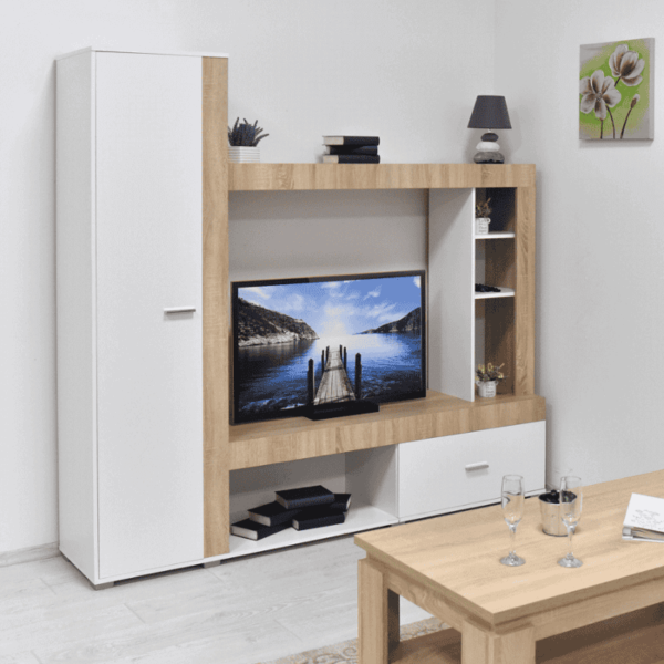 Regal Mateo Bardolino-Bijela u dnevnom boravku – kombinacija ormara